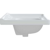 vidaXL Kopalniški umivalnik bel 71x48x23 cm pravokoten keramičen | Shoptok.si