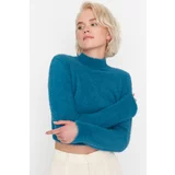 Trendyol Sweater - Blue - Slim fit