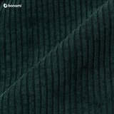 Karup Design Temno zelena sedežna garnitura iz rebrastega žameta 200 cm Lean – | Shoptok.si