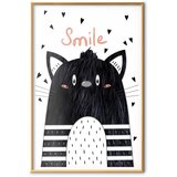  Plakat - Smile 29.7x42 Zlatni okvir | shoptok.hr