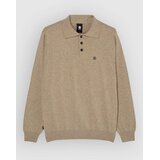 Element Icon Embroidery Long Sleeve Polo humus heather Cene