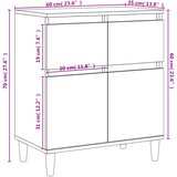  Komoda sivog hrasta sonome 60x35x70 cm od konstruiranog drva | shoptok.hr