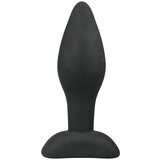 EasyToys - Anal Collection Small Black Silicone Buttplug | Shoptok.si