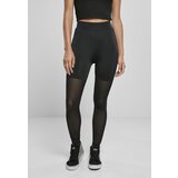 Urban Classics Women's Transparent Tech Mesh High Waisted Leggings - Black Cijene