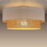  plafonsko svetlo borho 1xE27/60W/230V, ø 50 cm, belo/juta | Eponuda.com
