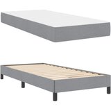  s opruga kutije Svijetlo siva 90 x 200 cm tkanina | shoptok.hr
