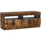  LED TV kabinet HOORN 3 kom. Dimljeni hrast Konstruirano drvo Smeđa 100 x 35 x 40 cm | shoptok.hr