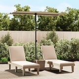 The Living Store Vrtni senčnik z aluminijastim drogom 180x110 cm taupe - Vrtni Senčnik, (21750735) | Shoptok.si