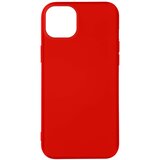 AVIZAR Poltrdi silikonski ovitek z mehkim zakljuckom za iPhone 14 - rdec, (20715104) Cene