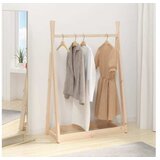 Stojalo za oblačila 100x45x150 cm trdna borovina | Shoptok.si