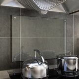 vidaXL Kuhinjska zaštita od prskanja prozirna 70x50 cm kaljeno staklo Cijene