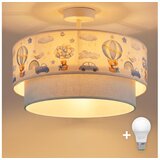  Brilagi-LED Dečiji plafonski luster BOBO 1xE27/10W/230V Ø40cm krem./plava/meda. | Eponuda.com