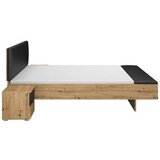Rauch Möbel posteljna garnitura 180 cm x 200 cm , tekstil, leseni material črna, hrast artisan | Shoptok.si