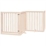  Vrata za pse s vratašcima 10 panela sklopiva 800 cm drvo topole | shoptok.hr