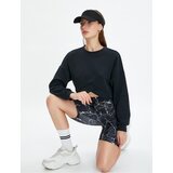 Koton Crop Sports Sweatshirt Asymmetrical Cut Modal | Shoptok.si