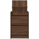 vidaXL Noćni ormarići s 2 ladice 2 kom smeđi hrast 38x34x80 cm | shoptok.hr