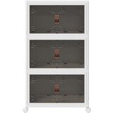 vidaXL Škatla za shranjevanje s kolesi 75 L 64x39,5x110,5 cm | Shoptok.si