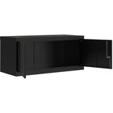 Ormarić za spise crni 90 x 40 x 145 cm čelični | shoptok.hr