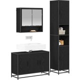 vidaXL Komplet pohištva za kopalnico 3 pcs Star les 90 x 33 x 60 cm | Shoptok.si