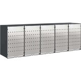  Skladištenje kanti za 3 kante Antracit 340 x 77.5 x 115.5 cm | shoptok.hr