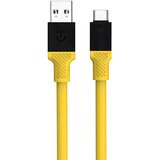 TACTICAL Fat Man kabel USB-A/USB-C - 1m - Rumena | Shoptok.si
