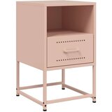 vidaXL Noćni ormarići 2 kom ružičasti 36 x 39 x 60,5 cm čelični | shoptok.hr