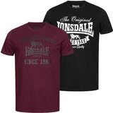 Lonsdale Men's t-shirt regular fit double pack | ePonuda.com