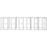 Vanjski kavez za pse od pocinčanog čelika 14,52 m² | Shoptok.si