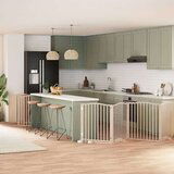 VidaXL Vrata za pse s vratašcima 12 panela sklopiva 960 cm drvo topole VidaXL Vrata za pse s vratašcima 12 panela sklopiva 960 cm drvo topole Slike