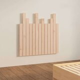  Stensko posteljno vzglavje 82,5x3x80 cm trdna borovina | Shoptok.si