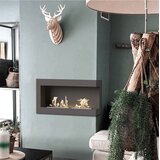 Kratki Bio kamin ugaoni Delta 900 desni tuv, Crni | Eponuda.com