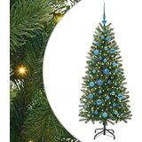 vidaXL Umjetno božićno drvce s stalakom Zelena 150 cm PE i PVC | shoptok.hr