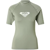 Roxy Tehnička sportska majica 'WHOLE HEARTED' zelena / bijela