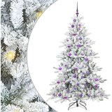  Umjetno božićno drvce s nogom with LEDs s stalakom 180cm PVC | shoptok.hr
