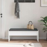  Klupa za hodnik s jastukom Bijelo 100 x 38 x 46 cm | shoptok.hr