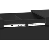vidaXL Stolić za kavu crni 100 x 55 x 40 cm od konstruiranog drva | shoptok.hr