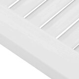 vidaXL Nihajna vrata Louvred Design 1 par Bela 100x80 cm | Shoptok.si