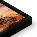  Slika - Volcanic Abstraction (1 Part) Wide 120x80 U crnom drvenom okviru | shoptok.hr