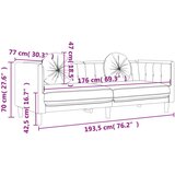  3-dijelni set sofa s jastucima tamnosivi baršunasti | shoptok.hr