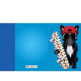 NEBULO Gumena mapa A4 Skateboard Bulldog | shoptok.hr