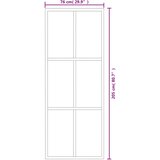  Klizna vrata s priborom ESG staklo i aluminij 76 x 205 cm | Eponuda.com