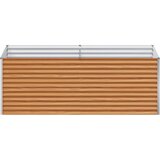  Povišena vrtna gredica 195 x 100 x 68 cm Cinkani čelik | shoptok.hr
