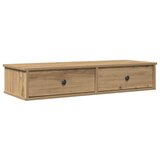 Maison Chic Stenska polica - Viseča Polica s predali artisan hrast 100x37,5x19 cm inž. les, (21793963) | Shoptok.si