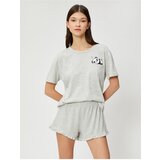 Koton Pajama Set - Gray - Short | shoptok.hr