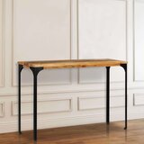  Konzolni stol od masivnog obnovljenog drva 120 x 35 x 76 cm | shoptok.hr