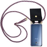 Cadorabo Združljivo s HTC v rdeči beli barvi - silikonski zaščitni pokrov z zlatimi obroči, pasom za vrvi in ​​snemljivim ohišjem, (20581275) | Shoptok.si