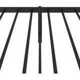 Metalni okvir za krevet s uzglavljem crni 80x200 cm | shoptok.hr
