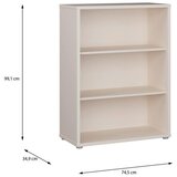 CARRYHOME REGAL 74,5/99,1/34,9 cm peščene barve | Shoptok.si