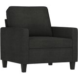  4-dijelni set sofa s jastucima crni od tkanine | Eponuda.com