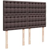 vidaXL Krevet s oprugama i madracem tamnosmeđi 160x200 cm tkanina | shoptok.hr